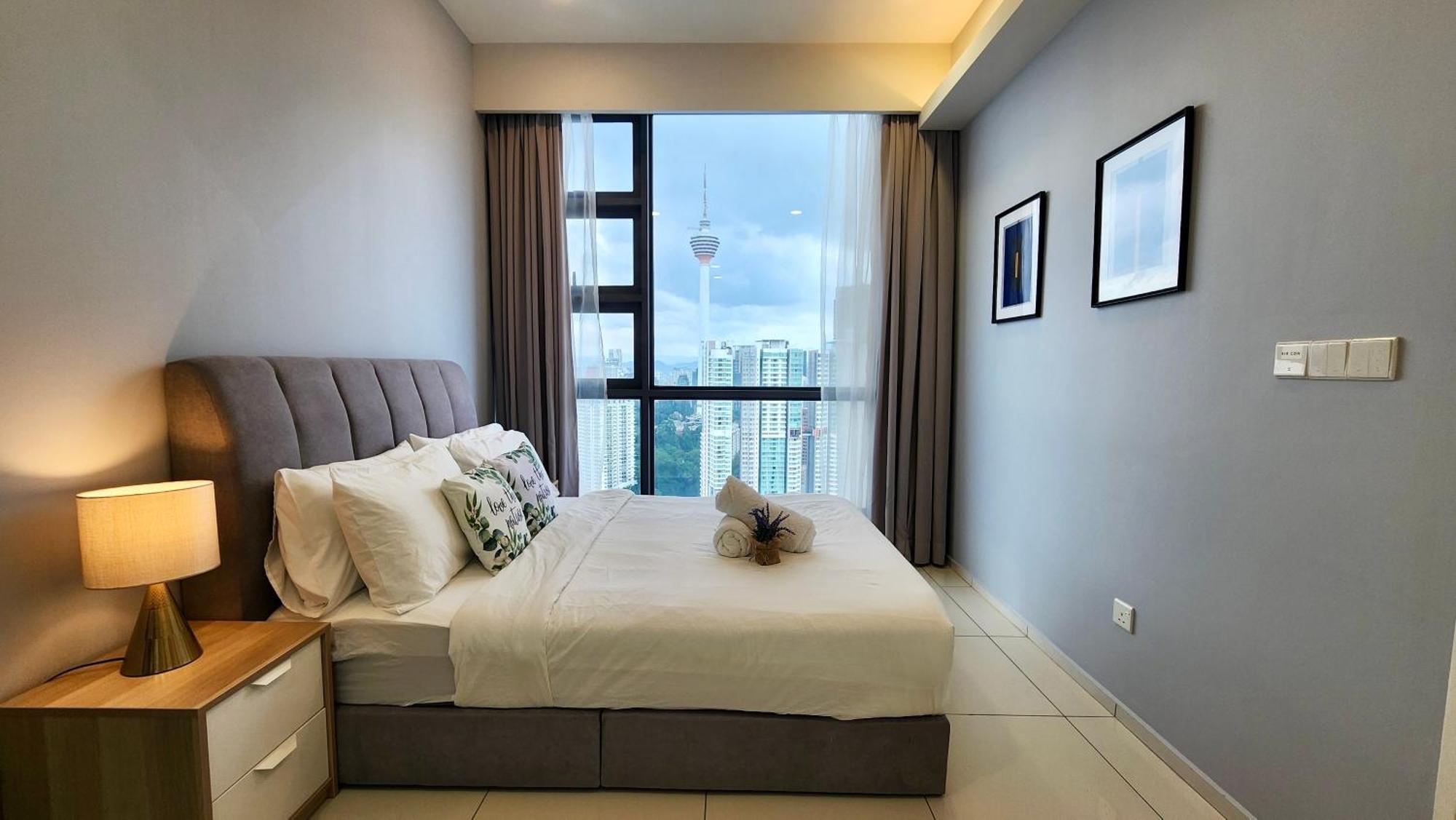 쿠알라룸푸르 Skyline View In Bukit Bintang The Robertson 42F 아파트 외부 사진