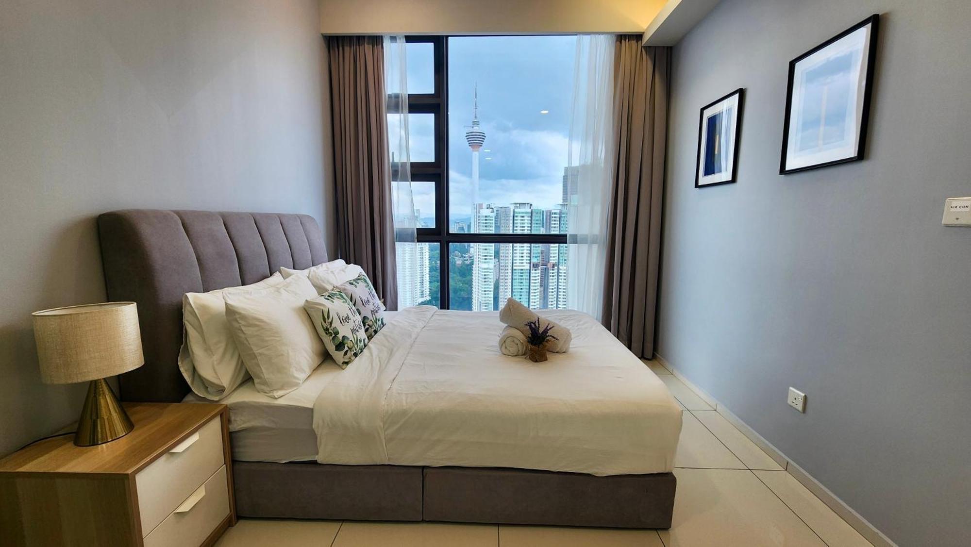 쿠알라룸푸르 Skyline View In Bukit Bintang The Robertson 42F 아파트 외부 사진