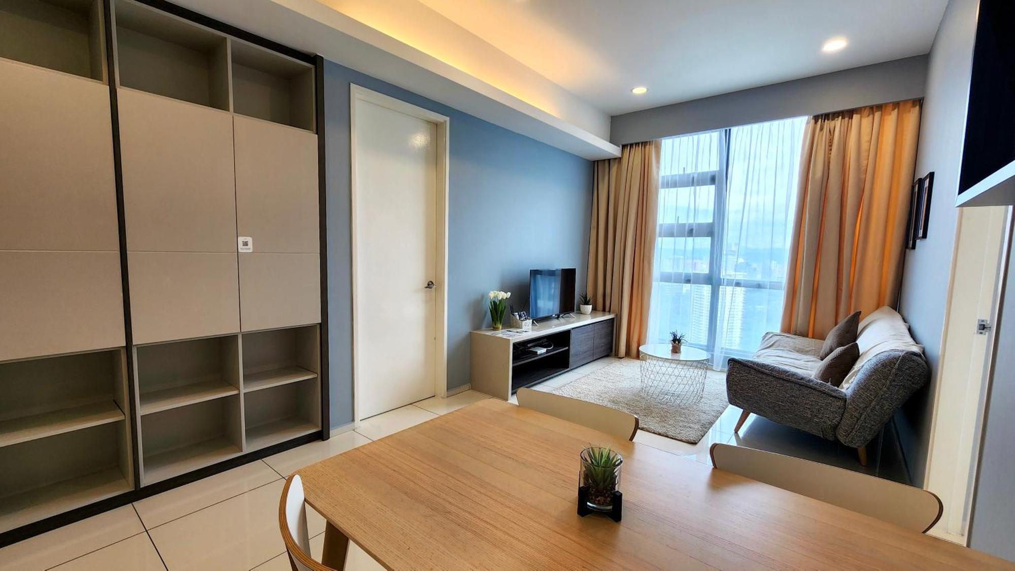 쿠알라룸푸르 Skyline View In Bukit Bintang The Robertson 42F 아파트 외부 사진