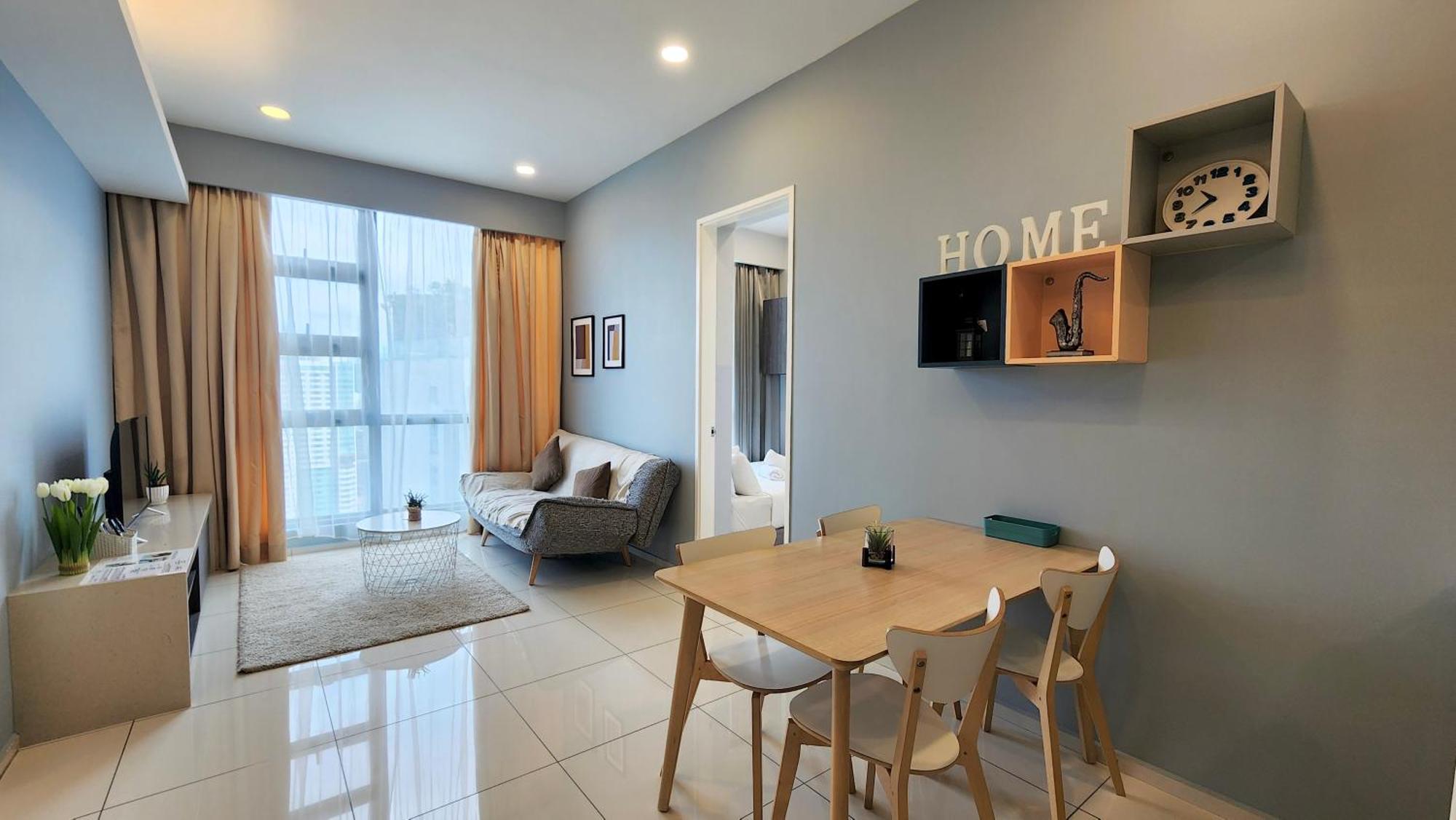 쿠알라룸푸르 Skyline View In Bukit Bintang The Robertson 42F 아파트 외부 사진