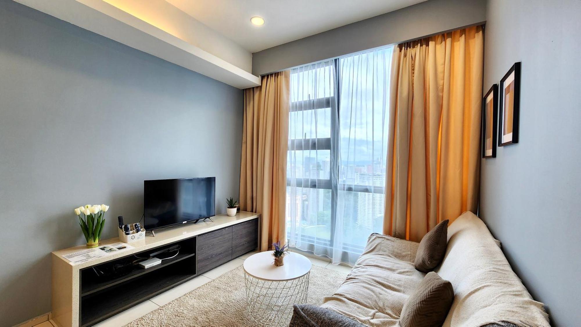 쿠알라룸푸르 Skyline View In Bukit Bintang The Robertson 42F 아파트 외부 사진